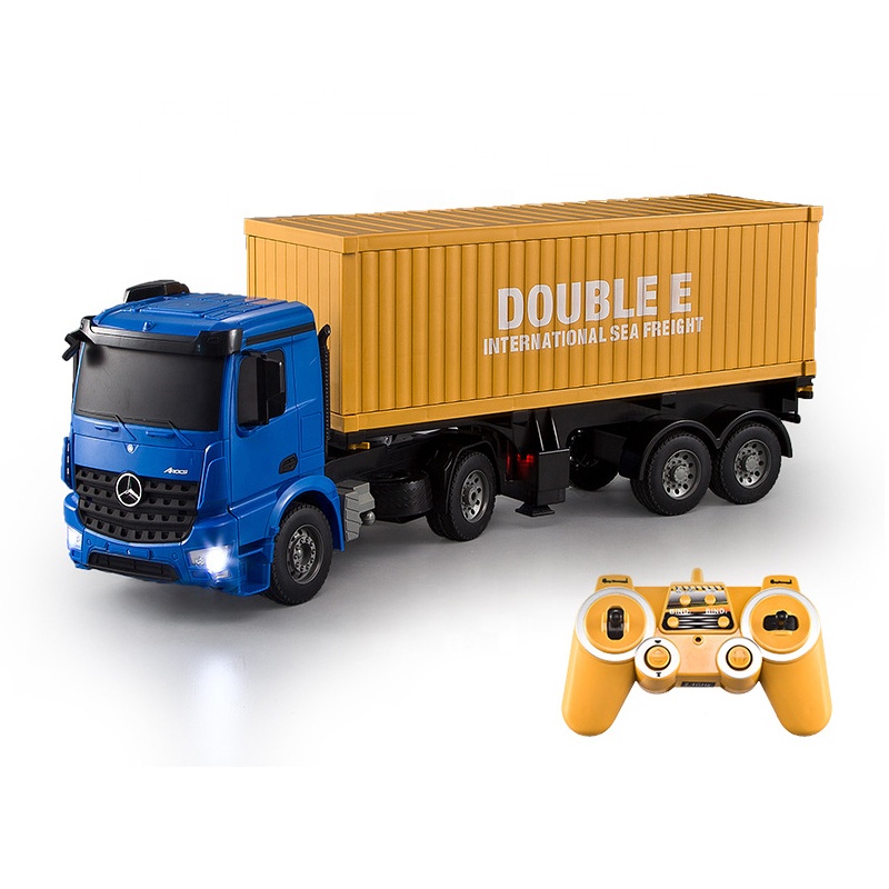 E564-003 Rc Truck Trailer 2.4ghz 1/20 Scale Remote Control Container Trucks Toys For Boys And Girls 