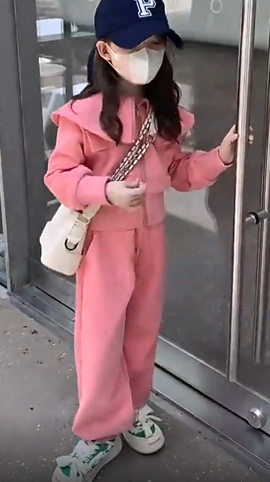 KYII Girls set two-piece Long Sleeve top children Set kyii0101