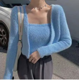 Sets Women Solid Various Colors Chic Sexy All Match Sweet Ins Daily New Spring Gentle Ladies Temperament Vintage Harajuku Trendy